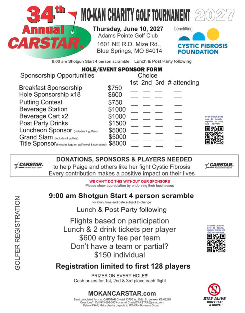 2027 Golf Tournament MoKAN
